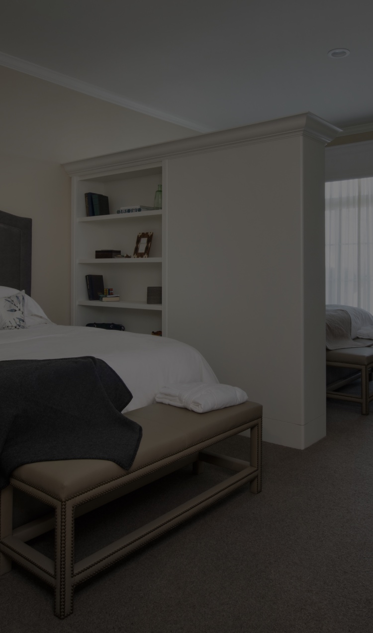 Double Suite with luxury mattresses and bookcase